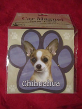 Dog Paw Shaped Car Magnet Chihuahua Magnet Car Truck Fridge