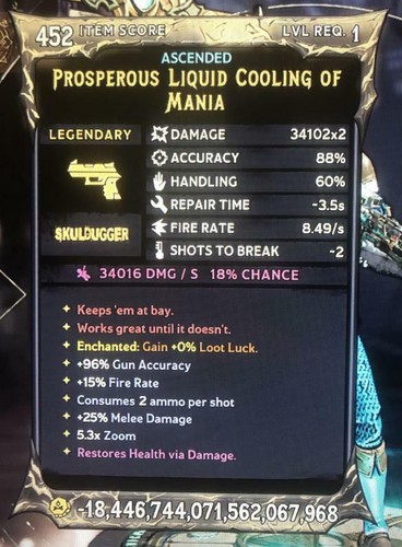 Tiny Tina's Wonderlands LEVEL 1 MODDED GEAR ⭐️ Articoli GodMode (PS4/5 | XBOX | PC) - Foto 110 di 207
