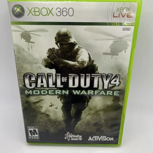 Call of Duty 4 Modern Warfare (Xbox 360, 2007) CIB Complete w/Manual Tested