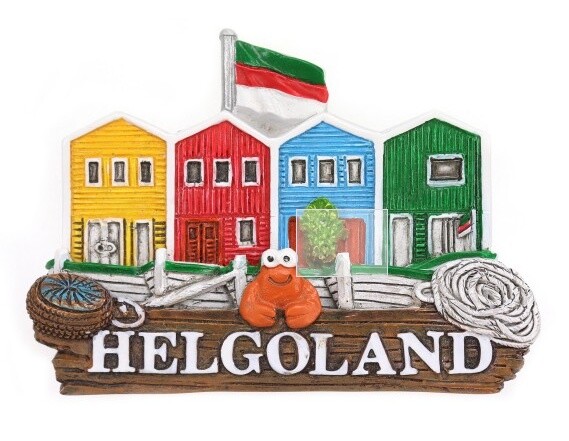 Heligoland magnet North Sea lobster stalls poly souvenir Germany