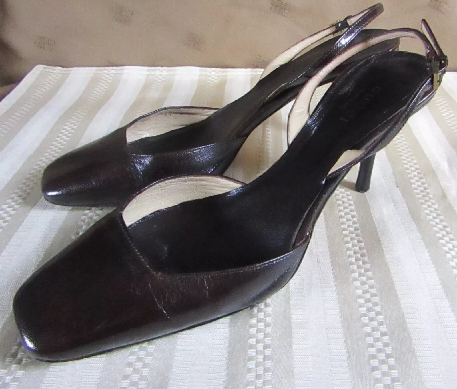 Talons élingue marron GUC à VGUC taille EU 37C ou US 7