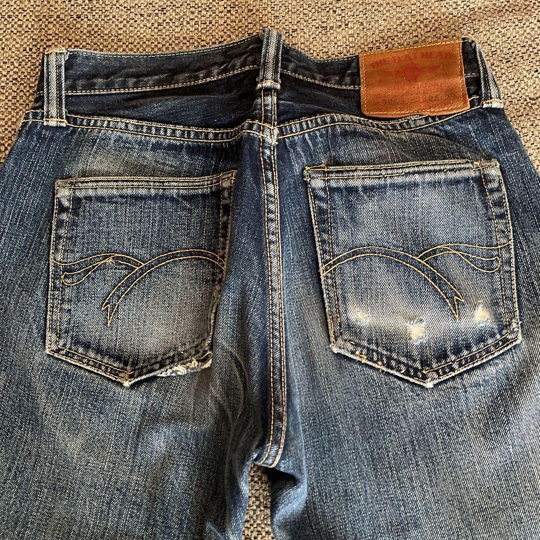 THE FLAT HEAD 3005 XX Denim Pants Straight W28 Inseam 76cm