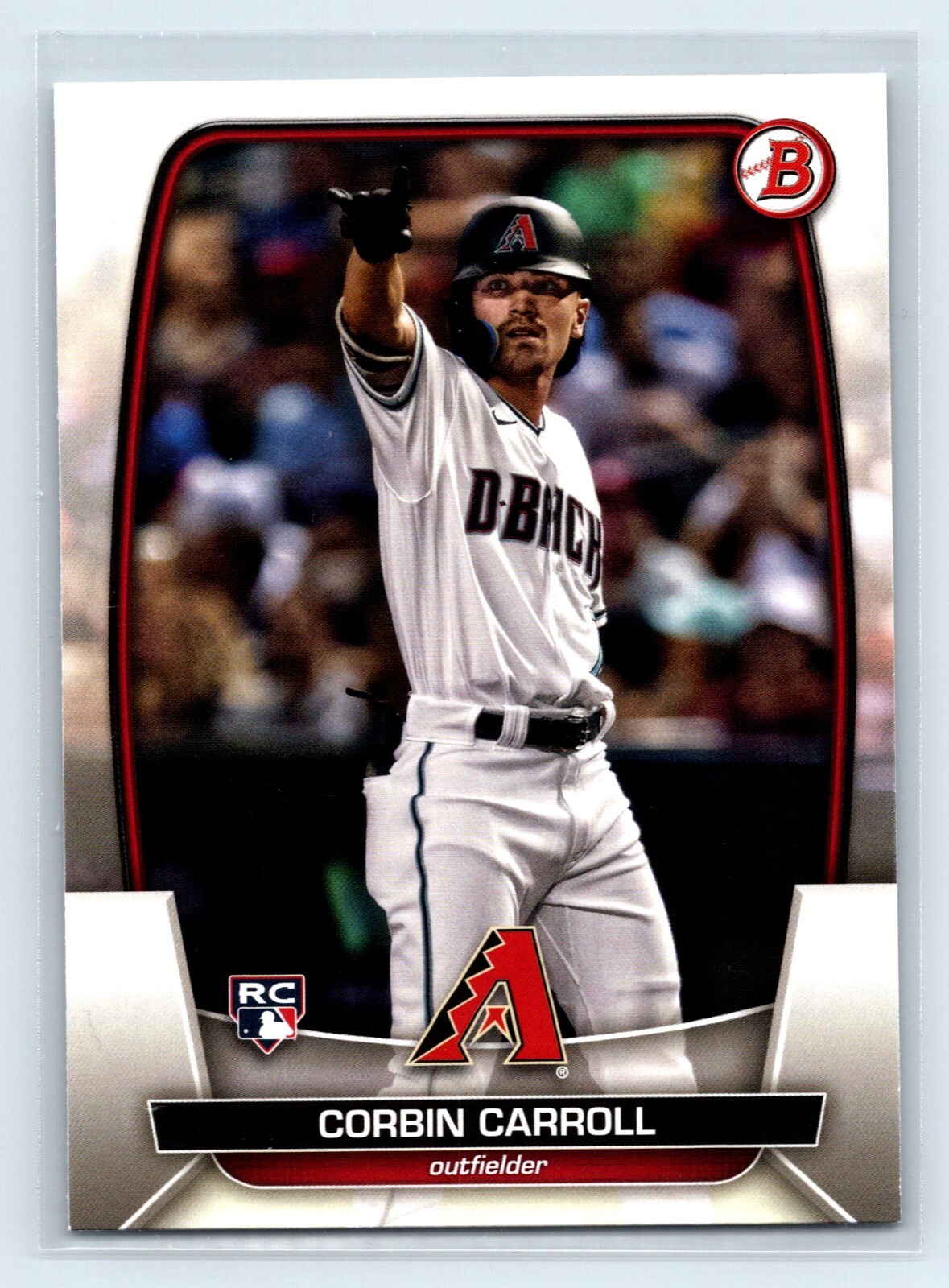 2023 Bowman Paper Base Corbin Carroll RC Arizona Diamondbacks #73 Rookie QTY