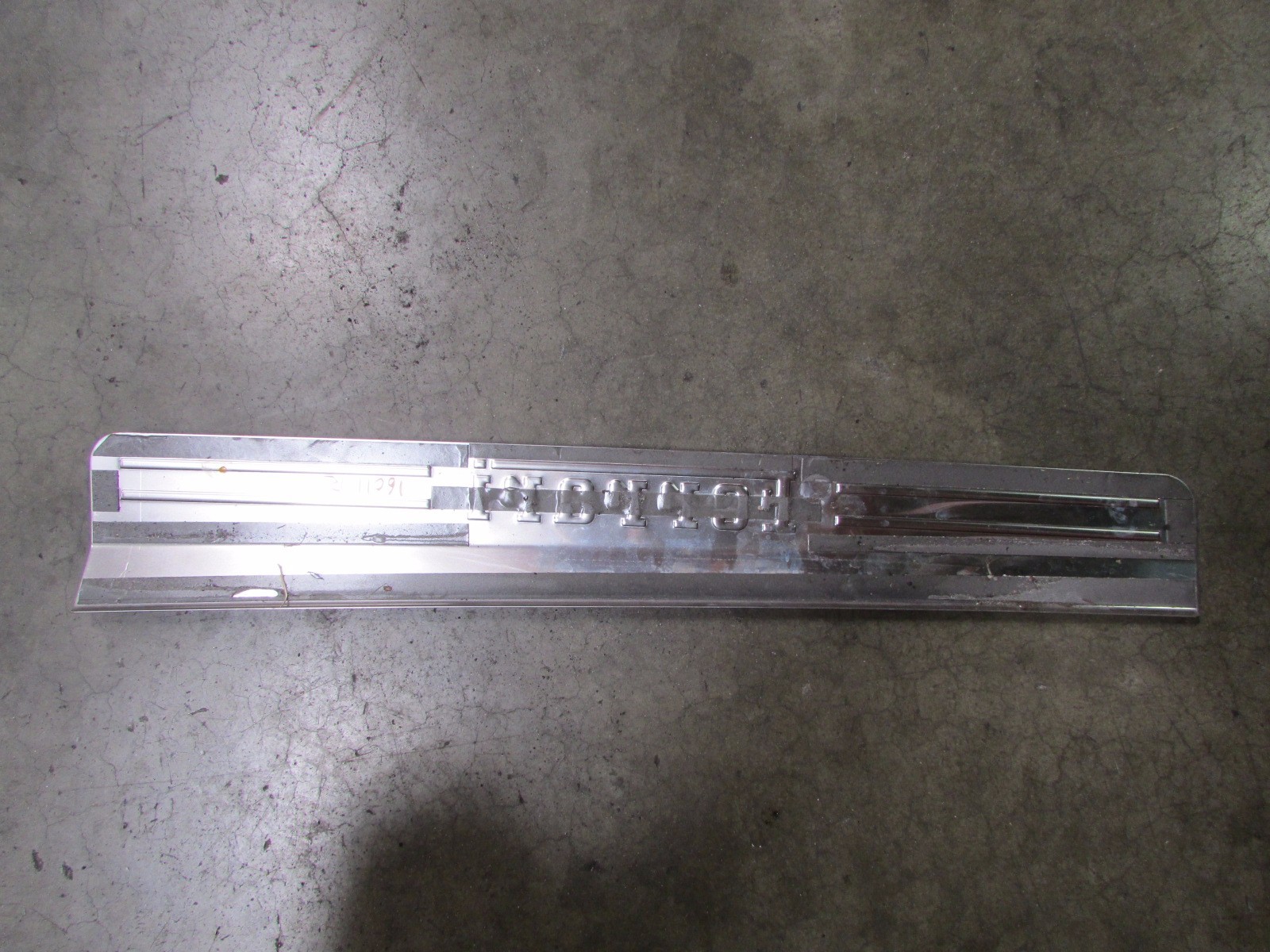 Ferrari 458 Italia, Spider, RH, Right Kick Plate, Stainless, Used, P/N 81361800