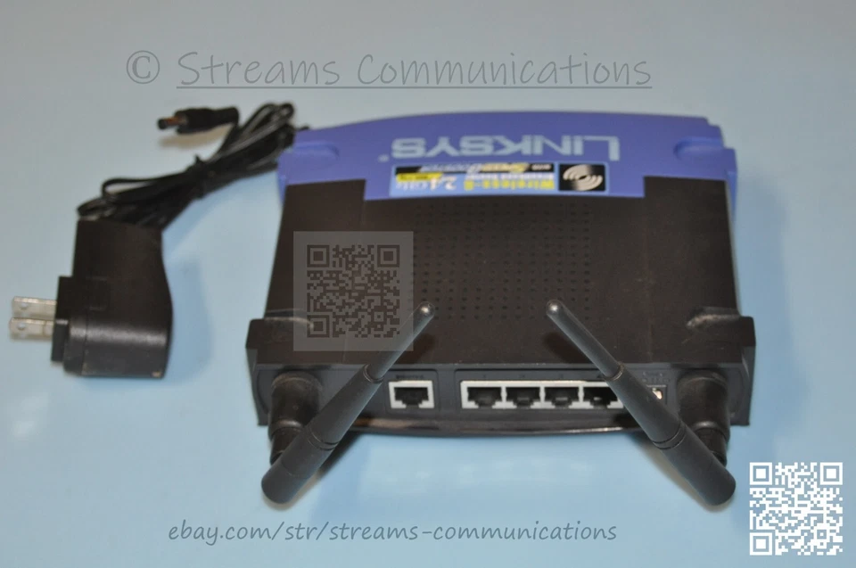 Linksys Wireless-G 2.4GHz Broadband Router w/ AC Adapter (4-Port 10/100 802.11g) - Image 3 of 4