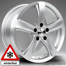 16 Zoll W24 Felgen 6,5x16 5x114,3 ET38 silber für Honda und Land Rover