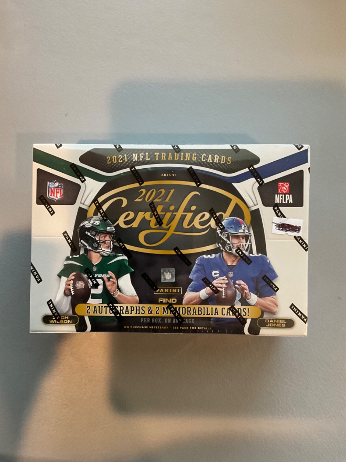 2021 Leaf Certified Football Card Hobby Box 2 Autos 2 Memorabilia Cards