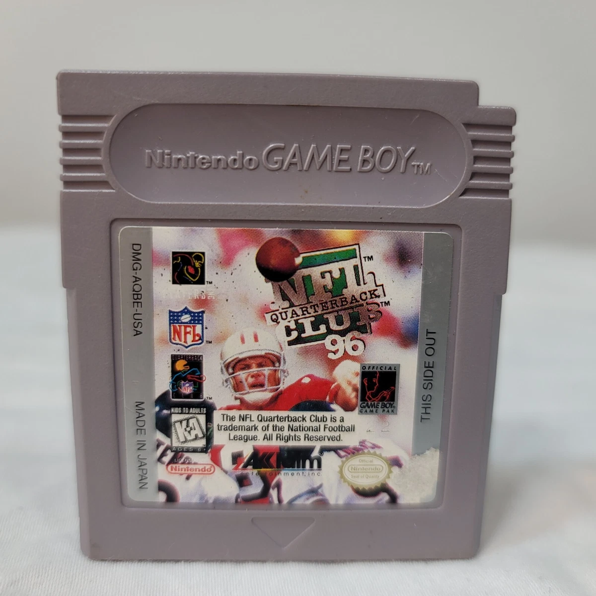 NFL Quarterback Club 96 Nintendo Game Boy Video Games for sale | eBay