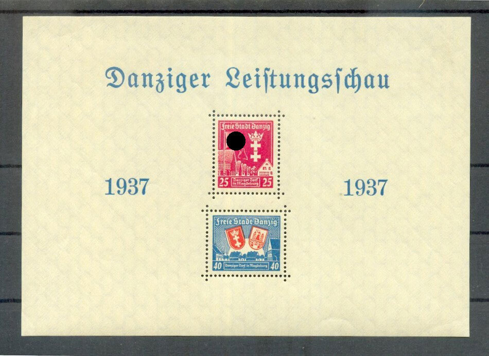 Danzig Performance Show Block 3 Luxury** MNH Mint Never Hinged 140EUR (72604)
