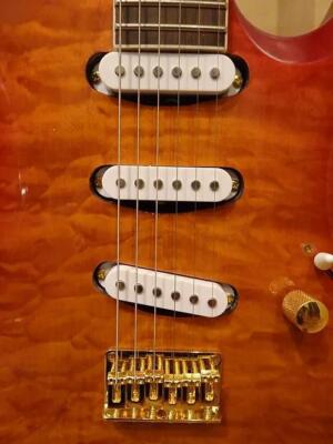 Electric Guitar Llora Del Alma Model PS-S Quilted Maple