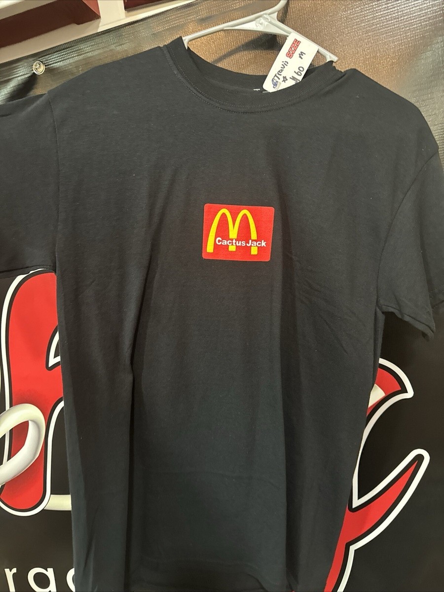 コラボ★Travis Scott x McDonald's★Sesame 半袖Tシャツ コラボ☆Travis Scott x McDonald's☆Sesame 半袖Tシャツ