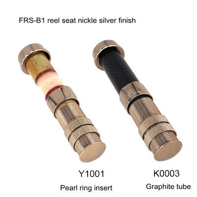 Riverruns Classic Design Light Weight Fly Rod Reel Seat B1 Nickle Silver Finish