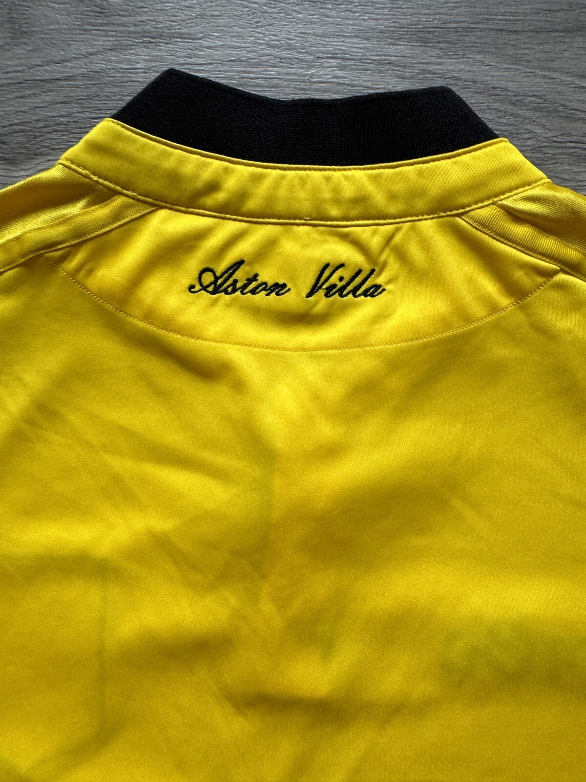 Veste De Training (track Top) Macron Pour Aston Villa - Saison 2015/2016 - Taille L - Homme - Manches Longues - Noir
