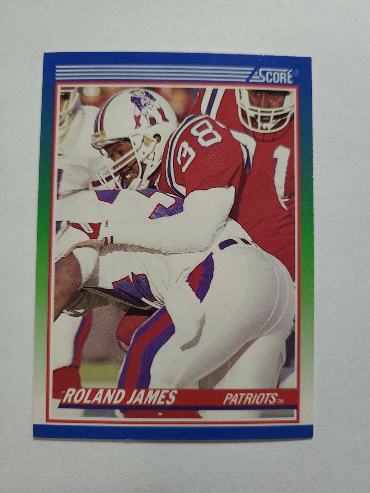 ROLAND JAMES 1990 SCORE FOOTBALL CARD # 376 E7562
