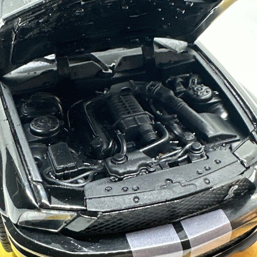 2005 HOT WHEELS 1:18 Diecast Black w/Grey SHELBY GT500 FORD MUSTANG Rare Color! - Picture 15 of 15