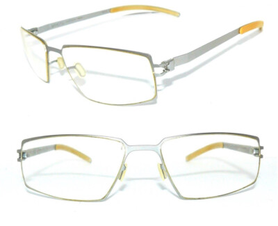MYKITA BRILLE GRAU ROCCO LITE TITAN-FLEX GESTELL SONNENBRILLE MATS HERREN  ETUI