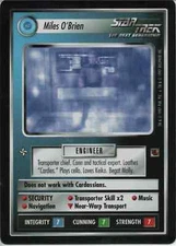 Star Trek CCG Miles O'Brien Near-Mint/NM – The Fajo Collection 1997