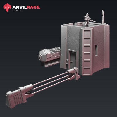 Control Checkpoint  |  Legion Terrain  | Anvilrage Studios | FDM Printed