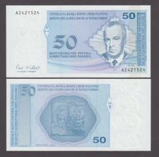 BOSNIA-HERZEGOVINA P.57 50 K. PFENIGA 1988  UNC WE COMBINE     YYY       2407