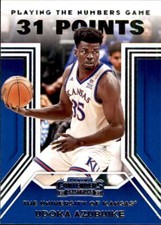 2020-21 Contenders Draft Picks Playing the Numbers Game #29 Udoka Azubuike