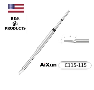Aixun C115 Solder Iron Tip, C115-115 NEW CUSTOM TIP FROM AIXUN!!