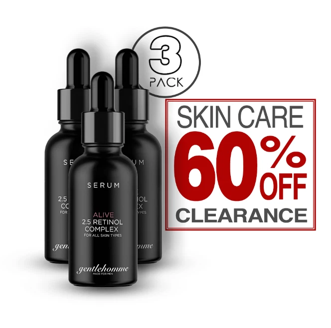 Retinol Complex Serum for Men 2.5% Anti-Aging, Hydrating, Firming 30ml - 3 PACK
Opens in a new windo