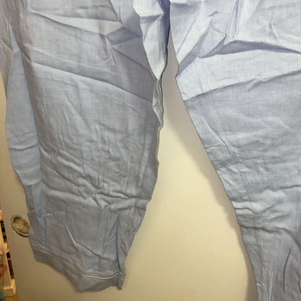 Classic Elements Womens Sleep Pants 3XL Waist 50” To 54” Elastic Light Blue - Image 3 of 3