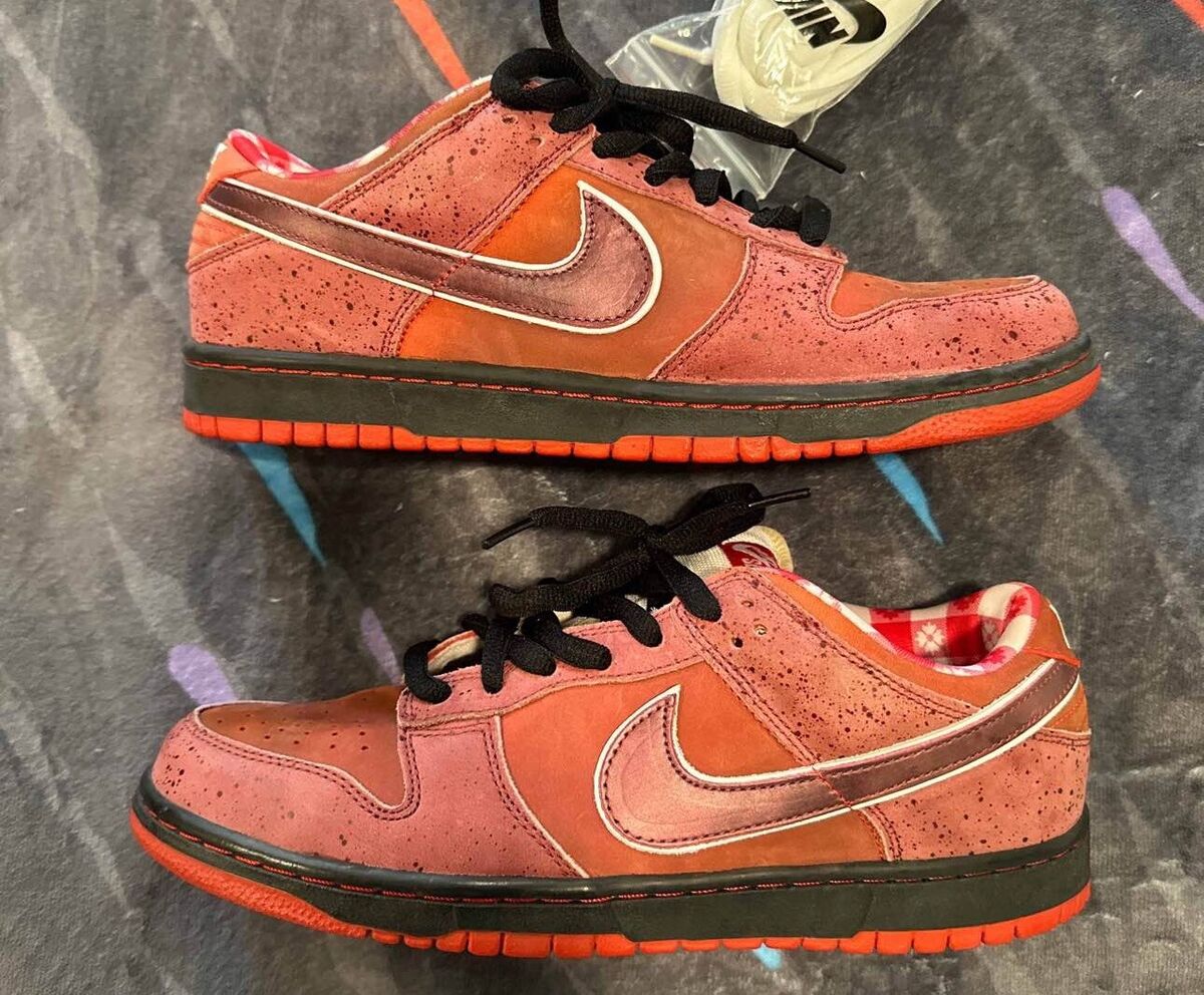 🦞NEW Concepts x Nike SB Dunk Low Red Lobster DS size 10.5 🦞NEW Concepts x Nike SB Dunk Low Red Lobster DS size 10.5