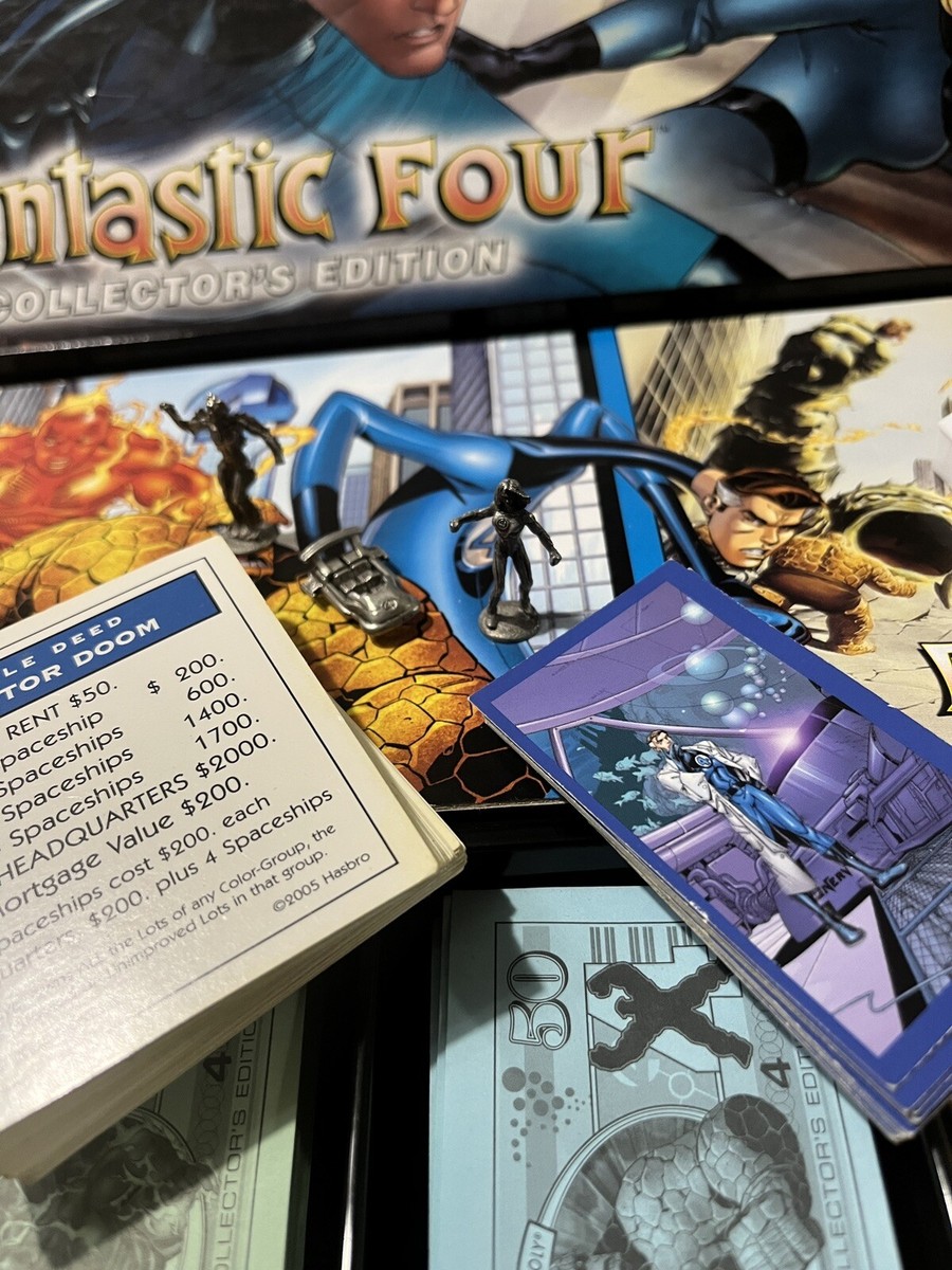 Monopoly: Fantastic Four Collector's Edition Board Game Marvel