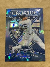 2018 Panini Chronicles #1 Gleyber Torres Rookie /149 Crusade Blue Ice Yankees RC