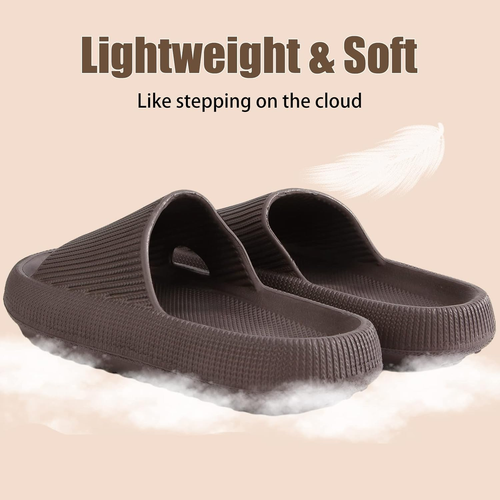 Cloud Slippers for Women and Men, Pillow House Slippers Shower Shoes Indoor Slid - Picture 4 of 5