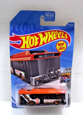 Hot Wheels HW Metro Orange Ain't Fare HW Metro Bus '' Rapid Router ''