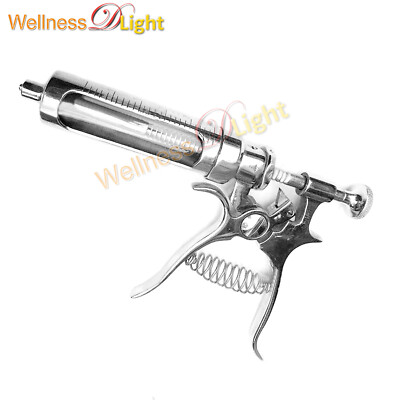 50ML Multi dose Automatic Adjustable Dose Gun Syringe Livestock ...