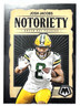 JOSH JACOBS Green Bay Packers 2024 Panini Mosaic NOTORIETY INSERT Card #5