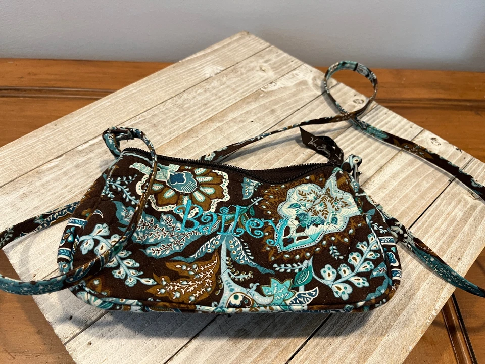 Bolso Vera Bradley Frannie Bandolera Azul Java Bolso de Mano Estilo Bailey Foto 2 de 4