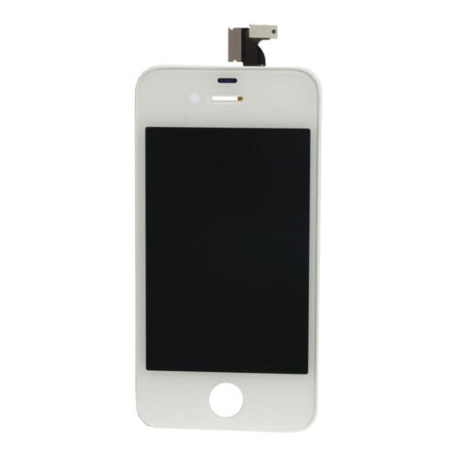 BLOC LCD TACTILE + GRILLE ANTI POUSSIERE POUR IPHONE 4S BLANC - Photo 1/1