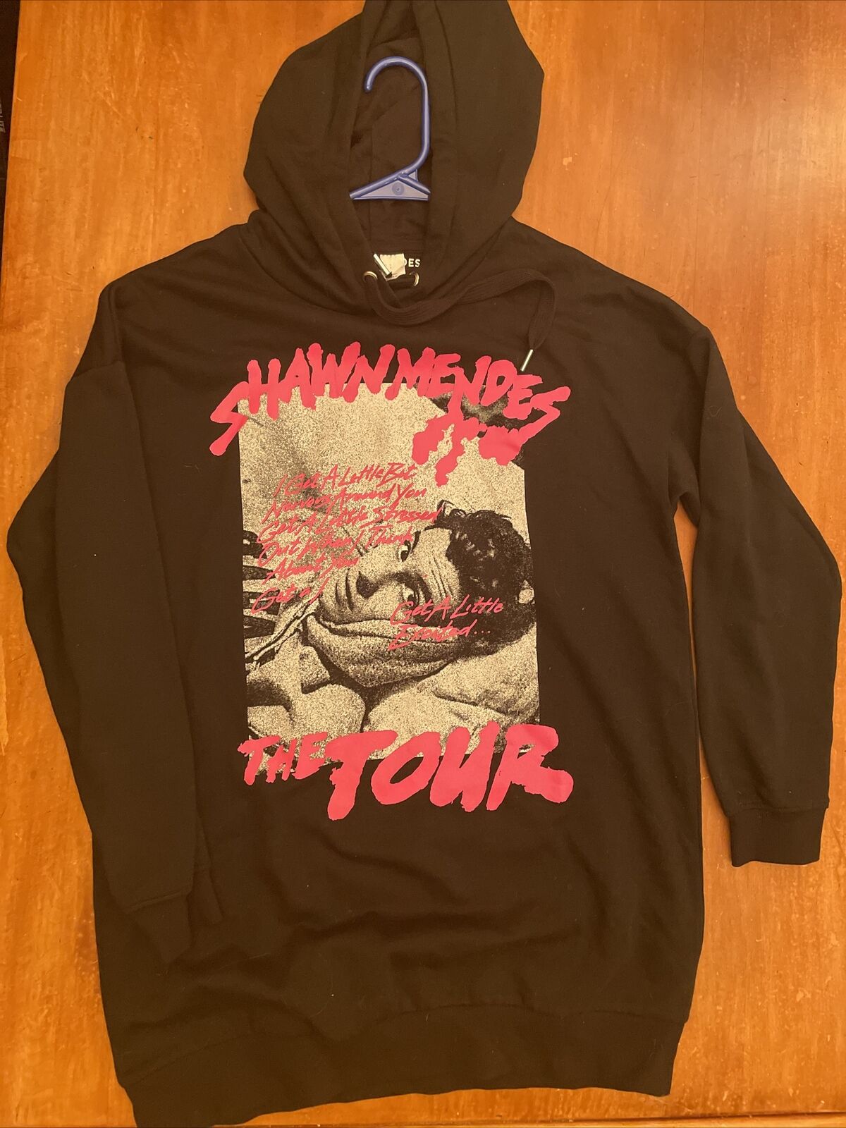 SHAWN MENDES The Tour Long Hoodie Hooded Sweatshi… - image 1