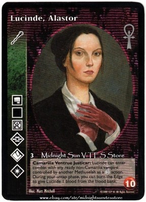 Lucinde, Alastor Ventrue Blood Shadowed Court V:TES VTES Vampire CCG