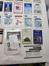 Colecovision Intellivision Coleco Game Booklet Manual Bundle Lot