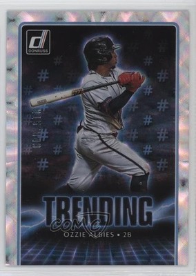 2021 Panini Donruss Trending Silver 215/349 Ozzie Albies #TR4 0q3