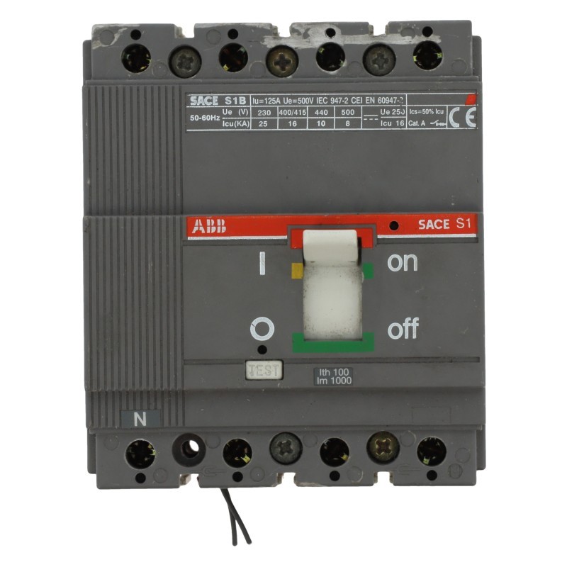ABB SACE S1B 125A 500V Disjoncteur (B759)