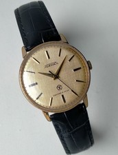 Raketa 2609.NA Model 343109 Gold Plated AU1 Original Vintage Soviet Watch 1980s