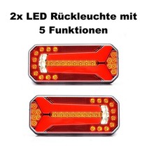 2 LED Rückleuchte Rücklicht 12V24V SET für LKW PKW Anhänger Wohnmobil Wohnwagen