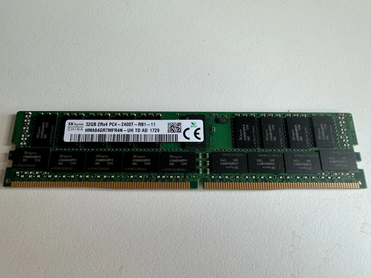 PC4-19200 (DDR4-2400) Bus Speed Server RAM 32 GB Capacity per