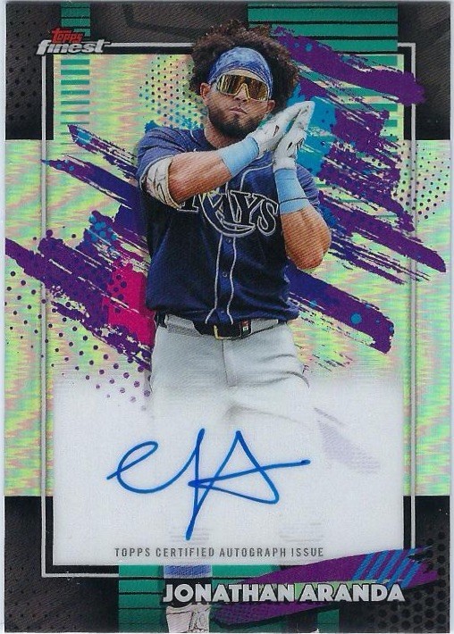 2026 Topps Finest - Finest Autographs Jonathan Aranda #FA-JA Refractor (AU)