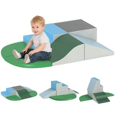 6-Pieces Foam Climbing Blocks for Toddlers 1-3 Years, Contemporary