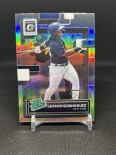 2022 donruss Optic baseball Jasson Dominguez Rated Prospect Holo silver Yankees