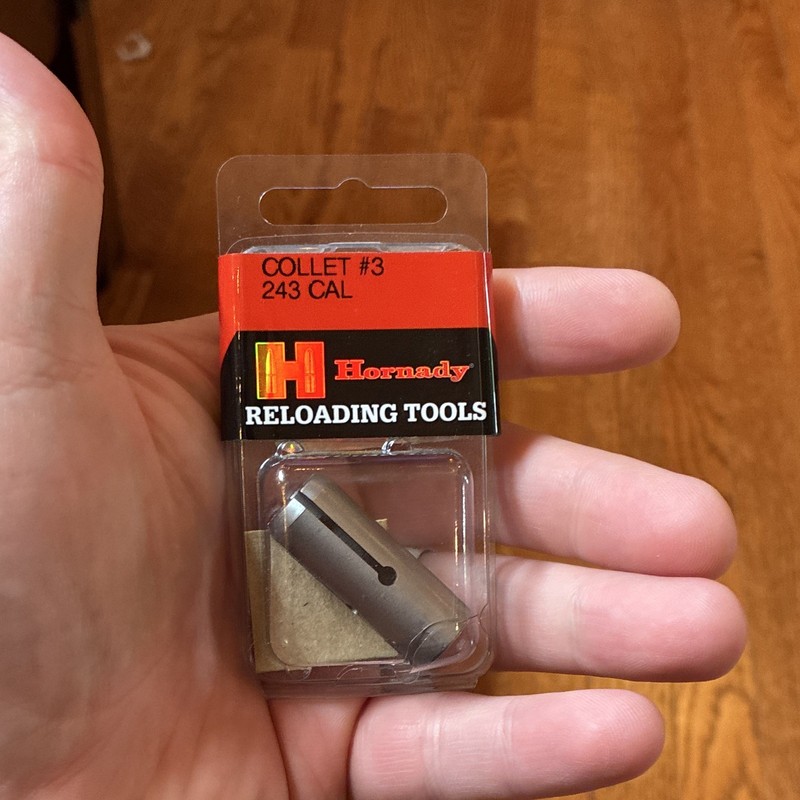 Hornady Collet #3 Rifle Reloading Die Bushing .243 Cal MPN 392156