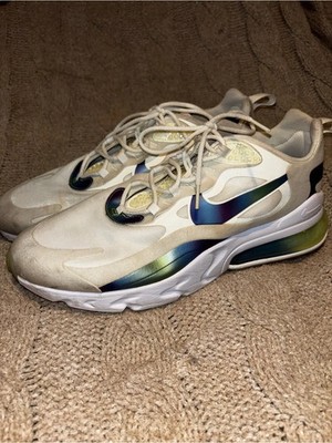 Nike Air Max 270 React Bubble Pack Summit White Iridescent Men's Size 11.5 2020