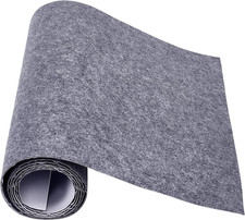 15.7X78.7Inch Gray Self-Adhesive Felt Fabric Shelf Liner for Festival Decoration